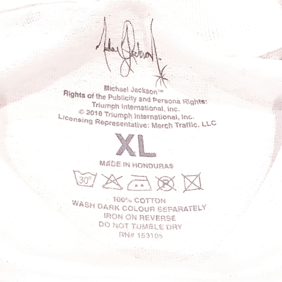 Men's White Michael Jackson SmoothCriminal T-Shirt - Picture 5 of 5